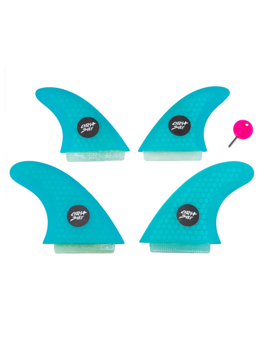 Honey Comb Quad Fin Set